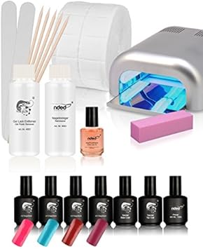 Kit Manucure Vernis Semi Permanent Nail Eon Pour Débutants Silver Adapté Uv Led Approprié Sans Acide