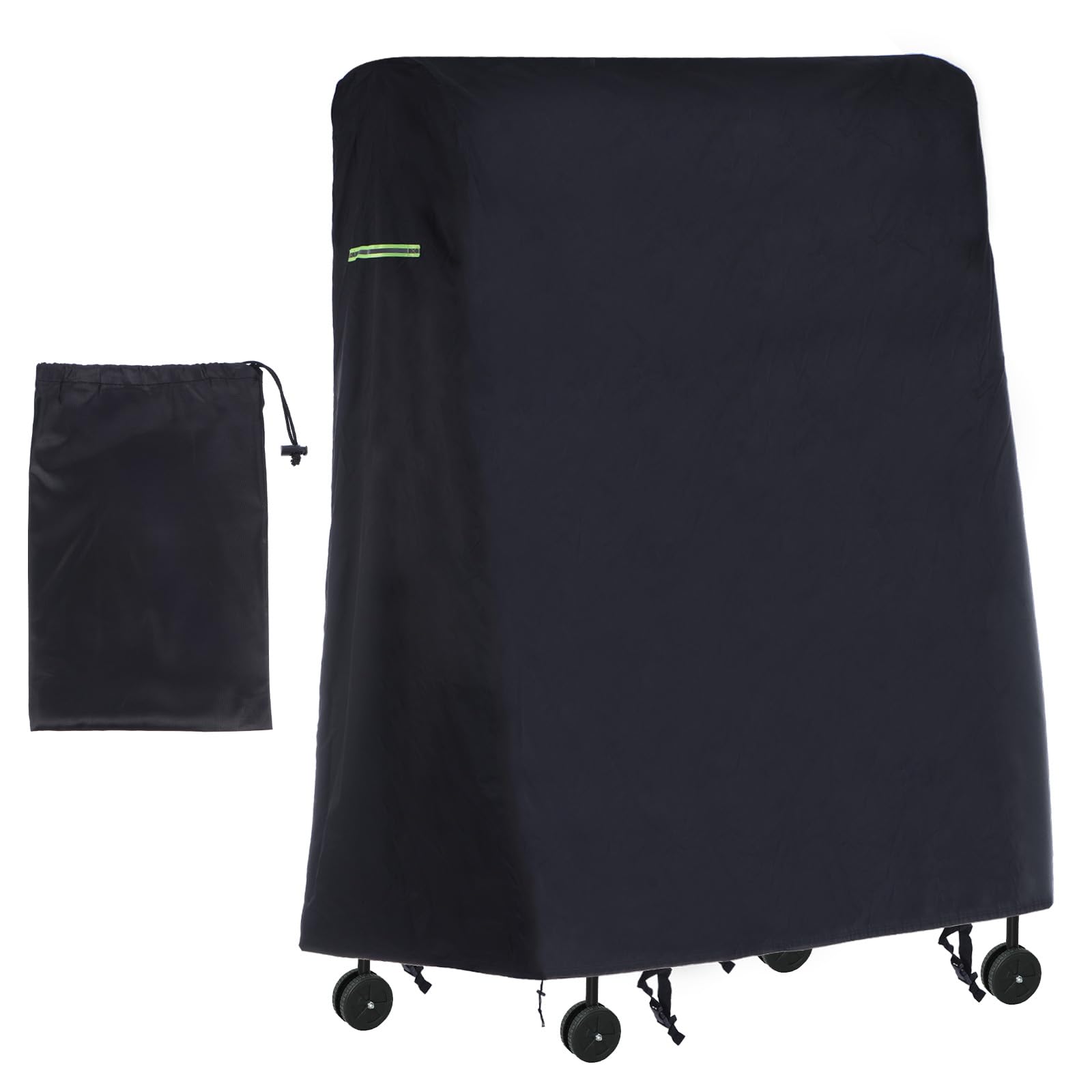 PATIKIL Folding Table Tennis Table Cover, 65" x 28" x 73", Black, Waterproof, Oxford Fabric