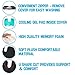 Seat Cushion Car Office Chair - Memory Foam Gel-Enhanced, Ergonomically & Large Designed Pillow for Sciatica, Tailbone, Coccyx Back Pain, And Relief, Comfort - Seat Cushion Car Office Chair - Black