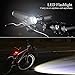 Noza Tec Waterproof LED Bike Light Set (Headlight, TailLight), Best Front and Rear Lighting - Fits All Bikes