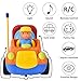 Remote Control car, GotechoD Cartoon RC mixer truck with Music and Lights, Radio Control Toy for Baby Toddlers Kids and Children, Perfect for Holiday Birthday presents(Orange)