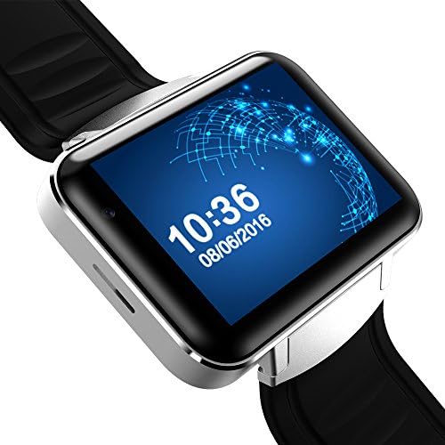 Ranipobo Smart Watch 3G WIFI Cell Phone All-in-One Bluetooth Sport Monitor Dual Core Fitness Tracker with Remote Camera, GPS, Google Map, Weather Forecast, SIM Card Slot 2.2" Display Wrist for Android