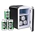 Pathfinder Portable Car Refrigerator Mini Fridge Cooler&Warmer 4 L/6 Cans, 110V&12V Power for Home, Office and Car