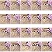 Velidy Table Numbers,1-20Wedding Acrylic Standing Table Numbers with Holder Base for Wedding, Party, Events or Catering Decoration (Gold)