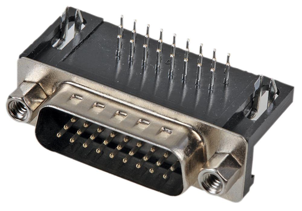 PRO SIGNAL High Density 26-Pin D-Sub Plug – Right Angle PCB Mount – PS11576