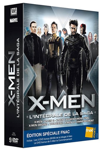 X-Men L'intégrale De La Saga: X-Men - X-Men 2 - X-Men L'affrontement Final - X-Men Origins : Wolverine - X-Men Le Commencement