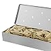 TCP Global BBQ Masters Smoker Box to Add Smokey Flavors to Barbecue Meats - Stainless Steel Wood Chip Smoking Box with Hinged Lid - Grilling Accessory for Gas or Charcoal Grills