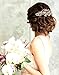 Pack of 4 Bridal Wedding Hair Comb Overtone Rose Gold Crystal Rhinestones Pearls Women Hair Side Combs Bridal Head Pin Headpiece