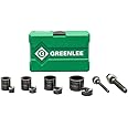 Greenlee 7235BB Slug-Buster 1/2" - 1-1/4" Manual Knockout Set for Use With KRW-1 High-Leverage Ratchet Wrench, Hole Punching Knockout Kit