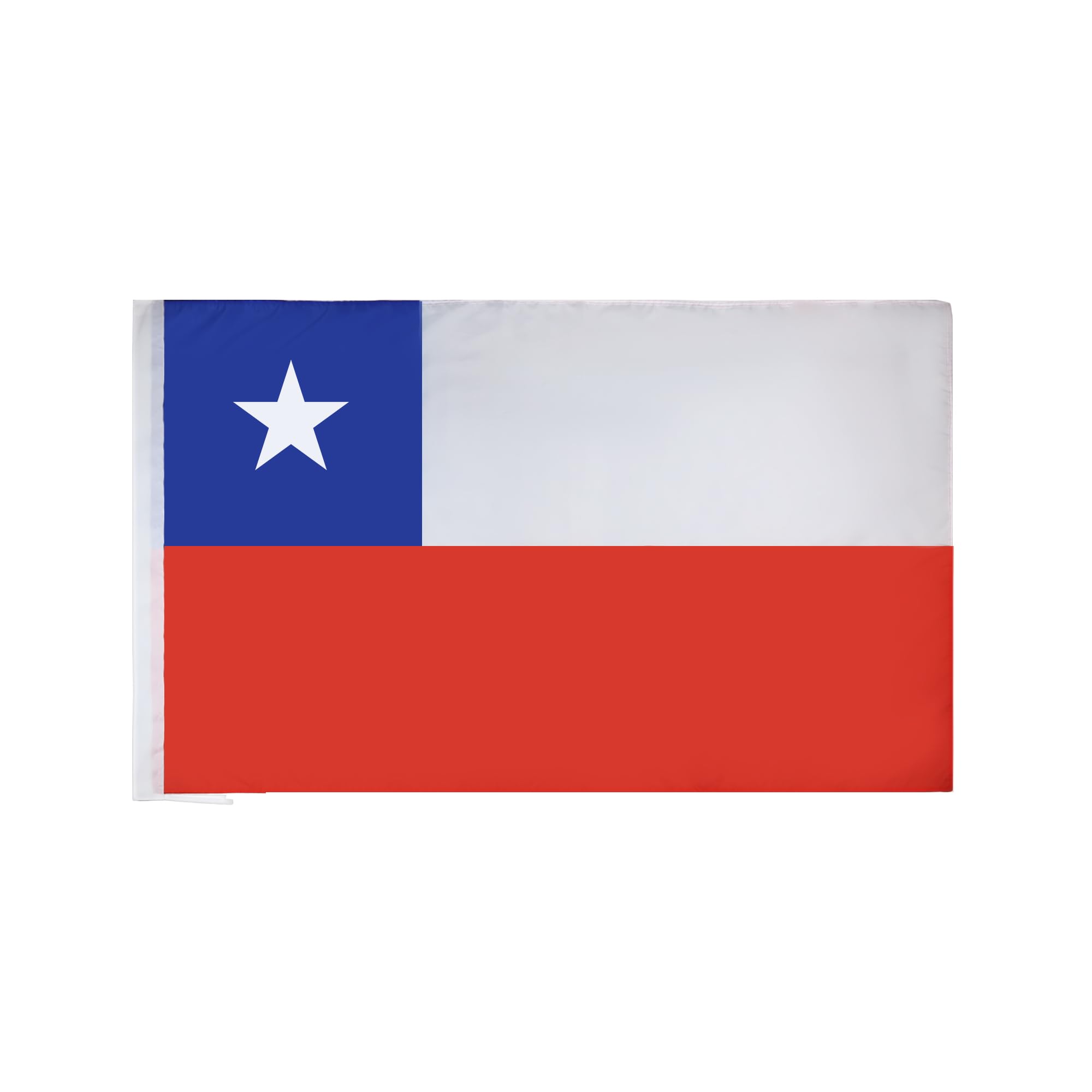 AZ FLAG - Chile Flag - 3x5 Ft - Light Polyester Chilean Banner with Sleeve - Fade Resistant - Vivid Colors - 3' x 5' Feet - 150x90 Cm