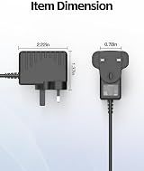 Superer 15V Philips Shaver Charger UK 3 Pin Power Adapter 0.36A 5.4W view 6
