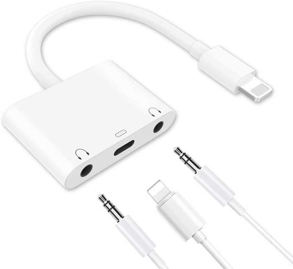 2 in 1 Connector Jack 3.5mm Adapter