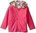 Zutano Little Girls' Primrose Reversible Zip Hoodie