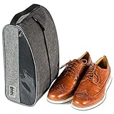 Travel Shoe Bag by Dot&Dot - Premium Packing and Storage Solution for Shoes with Mesh and Handle to Conveniently Organize and Transport Your Shoes While Traveling (Gray, One_Size)