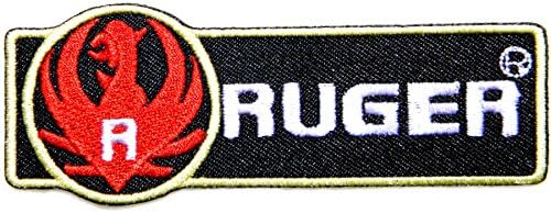 RUGER FIREARMS Gun Shooting Sport Logo Sign Symbol Patch Iron on Applique Embroidey Decal T shirt Jacket Costume Gift BY SURAPAN
