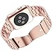 Valuebuybuy Stainless Steel Metal Clasp Buckle Wrist Strap for Apple Watch - Rose Gold/42mm