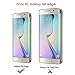 Galaxy S6 Edge Case, Anuck Galaxy S6 Edge Wallet case [Anti Scratch][Heavy Duty][Card Pocket] Dual Layer Shockproof [Soft Rubber Bumper] Hybrid Protective Case for Samsung Galaxy S6 Edge - Rose Gold
