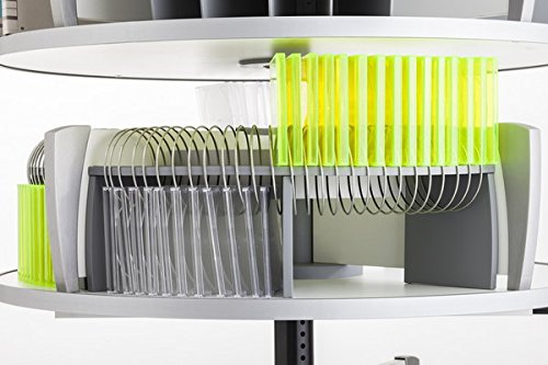 Moll CD/DVD Organizer for Deluxe Binder & File Carousel Shelving, Dark Gray (CLCD)