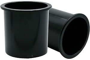 ZUDKSUY 2 Pcs Plastic Cup Holder Insert, Drop-in Cup Holder, 3.54 Inch ID, 4.17 Inch OD, 3.94 Inch Height, Can Drink Holder f