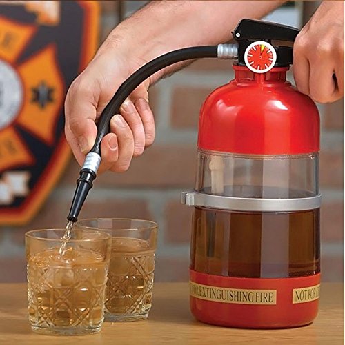Windaze 1.5 L Fire Extinguisher Cocktail Booze Shaker Drink Liquor Pump Beer Wine Beverage Dispenser Machine Bar KTV Party Supplies