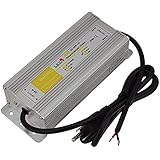 LEDwholesalers Waterproof LED Driver Transformer 60 Watt 12V with 3-prong Plug, 3204