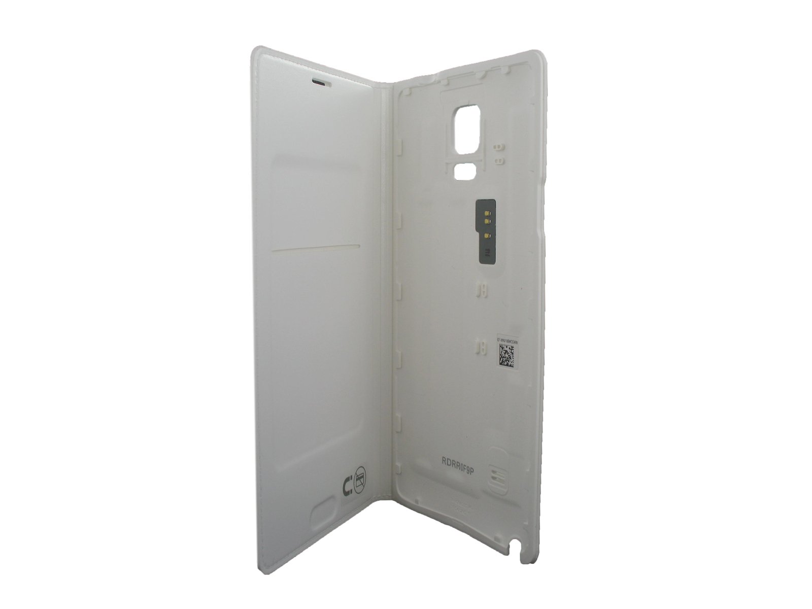 Samsung Patterned Flip Wallet Case Cover for Galaxy Note 4 - White