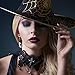 12 Pairs Halloween Earrings Teardrop Earrings Faux Leather Dangle Earrings for Halloween Costume Party Decoration Supplies