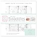 SwaddleDesigns Cotton Muslin Swaddle Blankets, Set of 4, Receiving Blankets for Baby Boys & Girls, Best Shower Gift, 46x46 inches, Goodnight Starshine