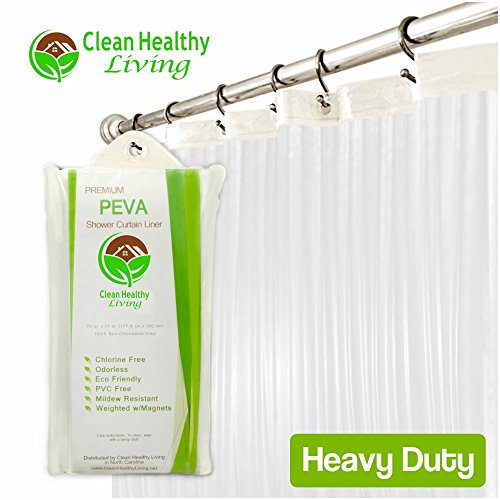 Heavy Duty Peva Shower Liner Curtain Odorless Anti Mold