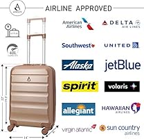 American Airlines Aerolite 22x14x9in Maximum Size For Delta Virgin