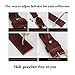 Talleffort Women's Jeans Genuine Cowhide Leather Belts