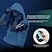 Water Resistant Cell Phone Armband for iPhone X, Xs, 8 Plus, 7 Plus, Samsung Galaxy S9, S9+, Note 8, S8, 5-6 Inch, Reflective Running Workout Exercise Arm Phone Holder + Free Extender (Black, L)