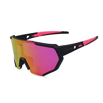 X-TIGER Gafas Ciclismo polarizadas con 3 Lentes Intercambiables UV ...