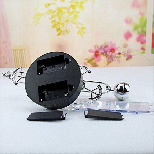 cheerfullus Stress Relieving Kinetic Toy - Double Wheel Electronic Perpetual Motion Balance Ball Physics Science Office Art Decoration,Semicircle