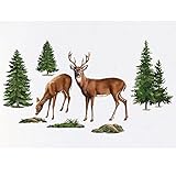 Collections Etc Grazing Deer Garage Door Magnets