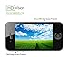 (Pack of 2) iPhone 4/4S Screen Protector, Akwox Ultra Thin 0.33mm HD Clear 9H Tempered Glass Screen Protector for iPhone 4/4S - Max Clarity and Touch Accuracy Film