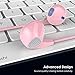 UiiSii U1 Earphones Wired In-ear Earbuds Headphones with Microphone Stereo Corded Headset (Pink)