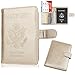 GDTK Leather Passport Holder Cover Case RFID Blocking Travel Wallet (Gold)