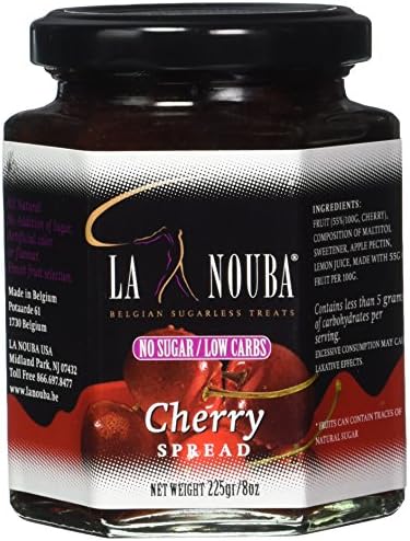 La Nouba Pure Fruit Jams, Cherry, 8 Ounce