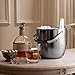 Insulated Ice Bucket,Stainless Steel Double Wall Ice Bucket with Lid and Tongs,2.8-Litre,Silver