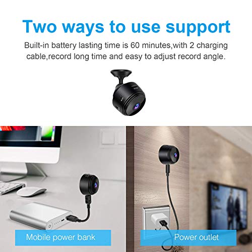 Spy Camera, Mini Wireless Hidden Camera, Hidden Security Camera with