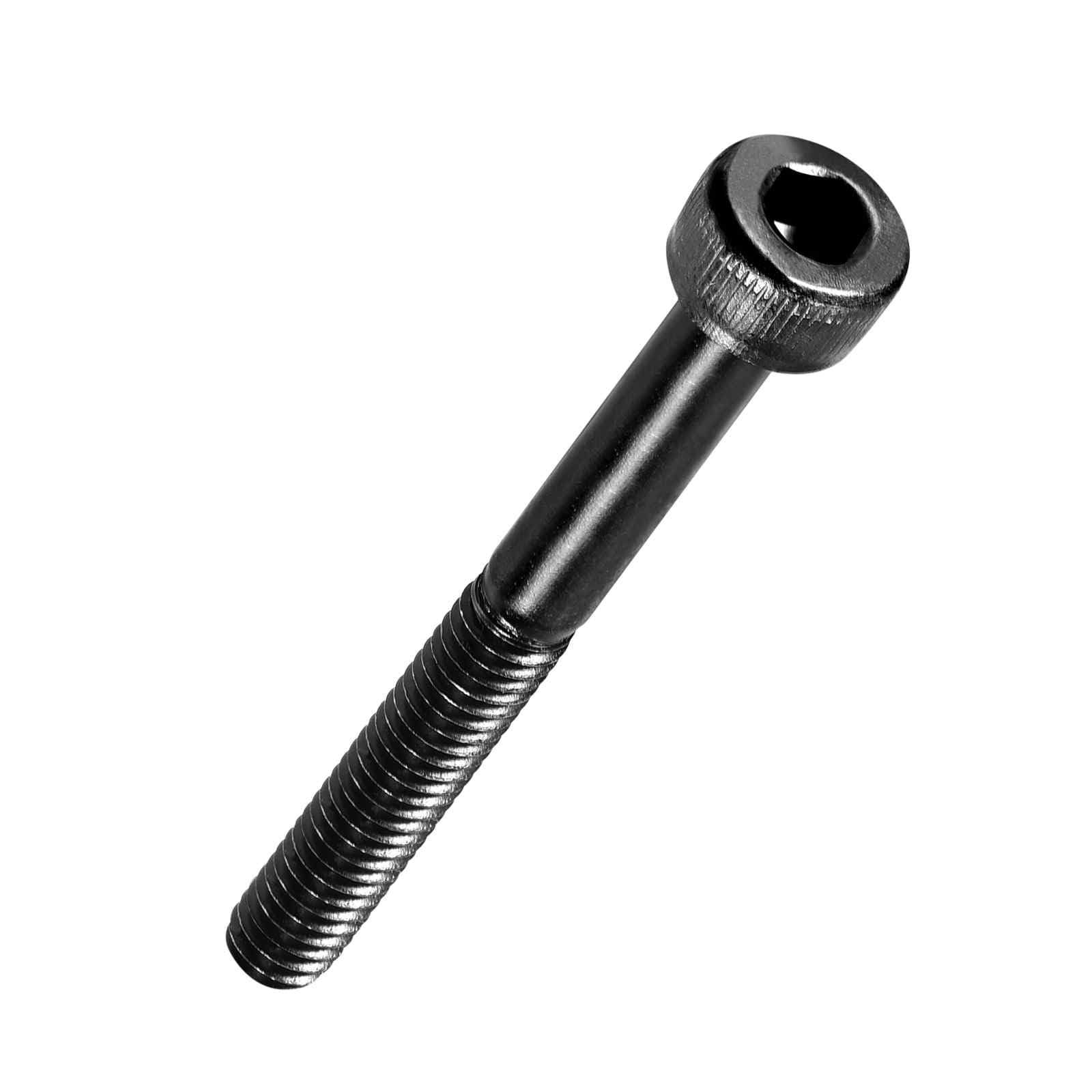 Kozelo 50pcs Socket Head Cap Screws - [M4-0.7 x 35mm] Alloy Steel Black Oxide Grade 12.9 Internal Hex Screw Full Thread for Industrial & Machinery Use, Black — image 1