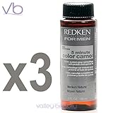 Redken For Men 5 Minute Color Camo - Medium Natural 2oz (3 pack)