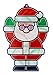 Melissa & Doug Stained Glass Made Easy Craft Kit - Santa and Tree Ornaments