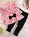 BOMDEALS Baby Girl Cute 2pcs Set Children Clothes Suit Top and Pants (Age(4T), Pink,110)