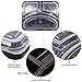 Meal Prep Containers [20 Pack] 3 Compartment Food Prep Containers BPA Free Reusable Stackable Bento Lunch Box Containers Leak Proof Microwave Dishwasher Freezer Safe,Portion Control (32 oz)
