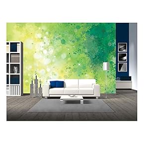 Vector Abstract Spring Background. - Removable Wall Mural | Self-Adhesive Large Wallpaper - 66x96 inches