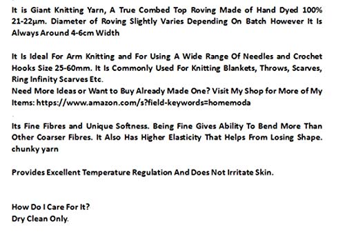 image for HomeModa Studio Non-Mulesed Chunky Wool Yarn Big Chunky Yarn Massive Y