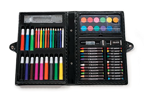 Darice 68-piece art set – art supplies for drawing, painting an…