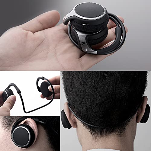 RTUSIA Small Bluetooth Headphones Wrap Around Head Sports Wireless